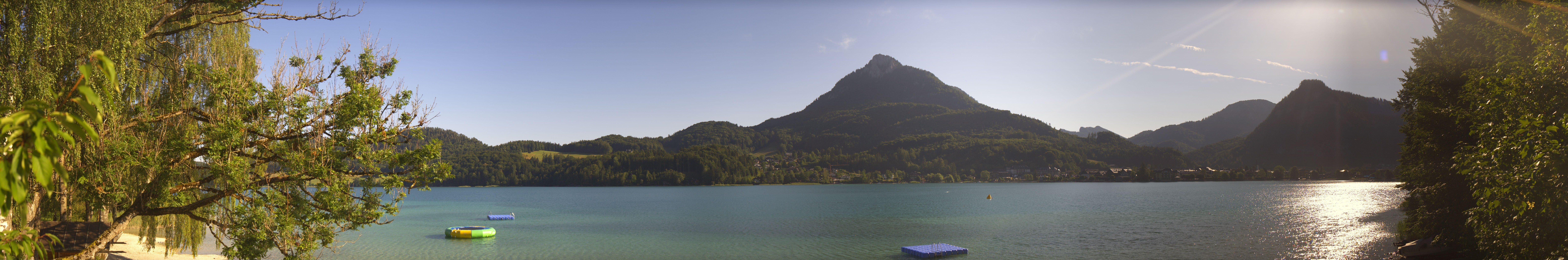 Archiv Foto Webcam Fuschlsee Panoramablick