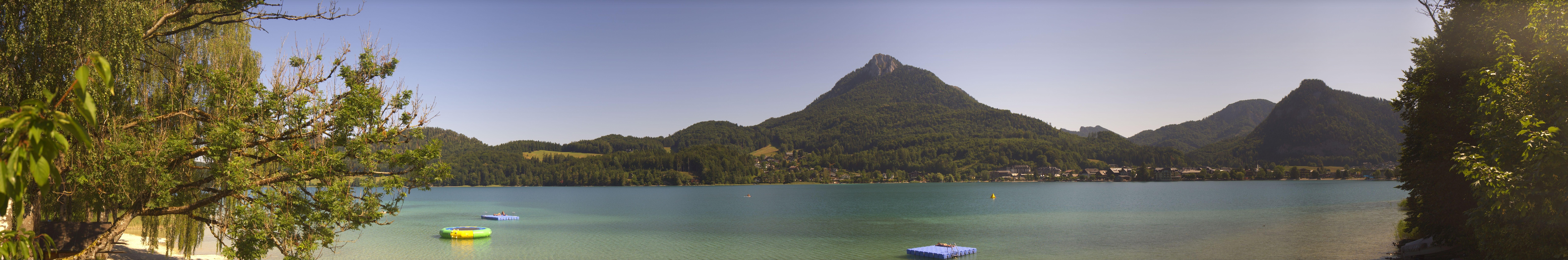 Archiv Foto Webcam Fuschlsee Panoramablick