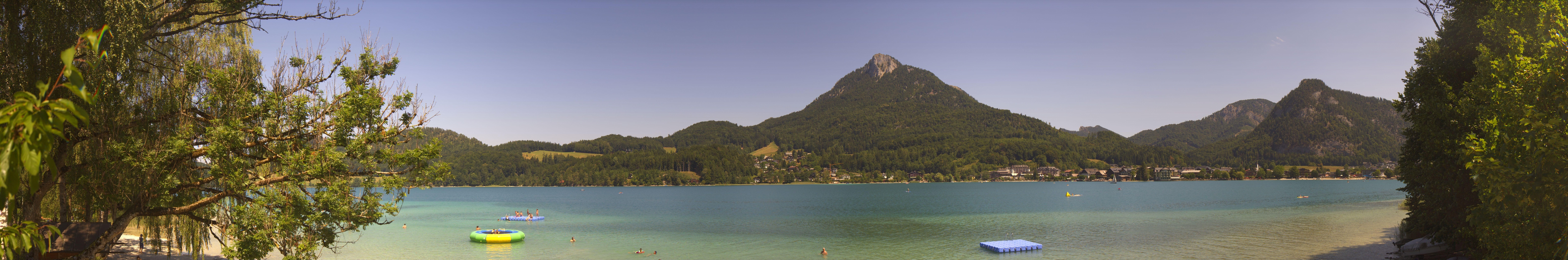 Archiv Foto Webcam Fuschlsee Panoramablick