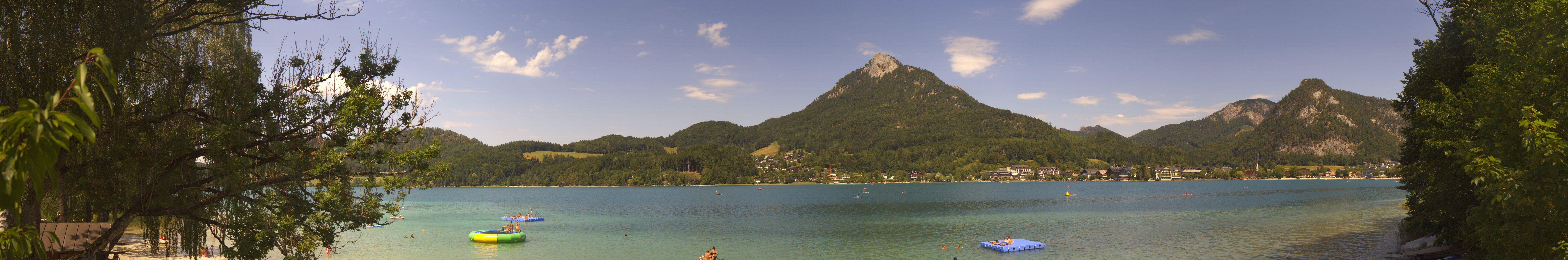 Archived image Webcam Fuschl am See: Panoramic View