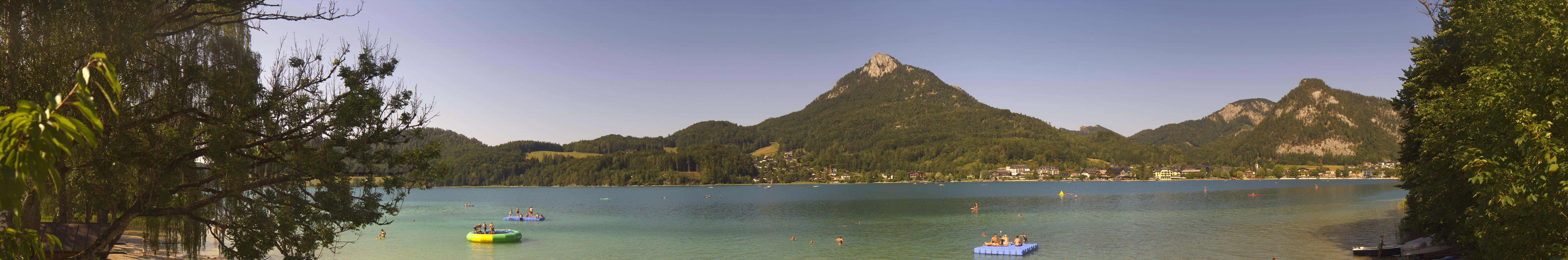 Archived image Webcam Fuschl am See: Panoramic View