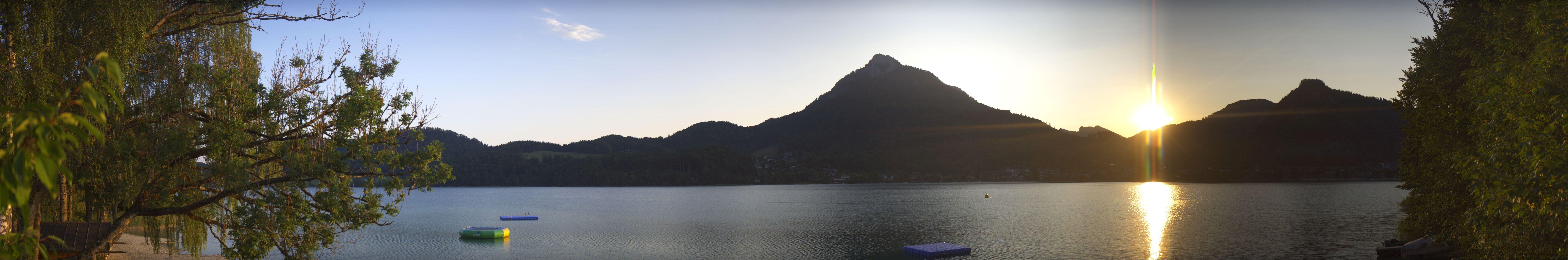 Archiv Foto Webcam Fuschlsee Panoramablick