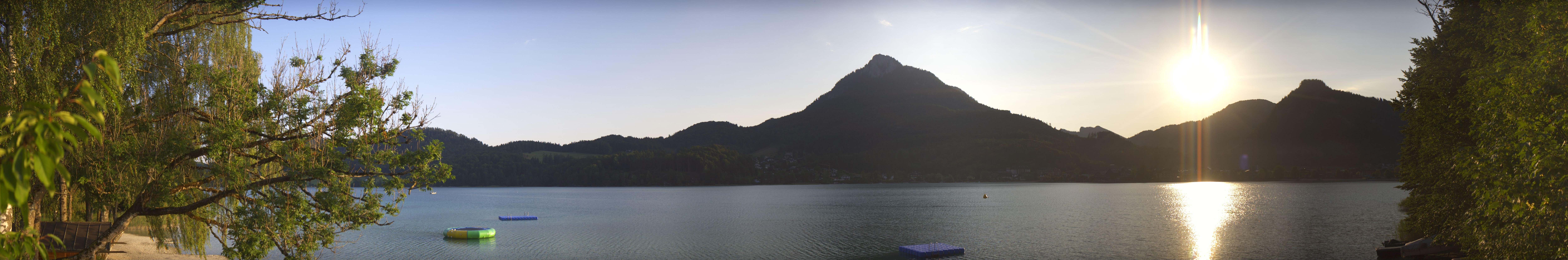 Archiv Foto Webcam Fuschlsee Panoramablick