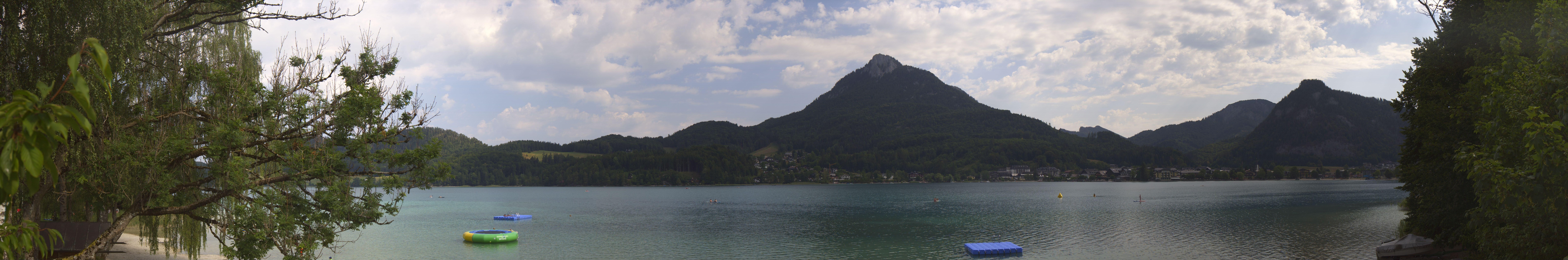 Archiv Foto Webcam Fuschlsee Panoramablick