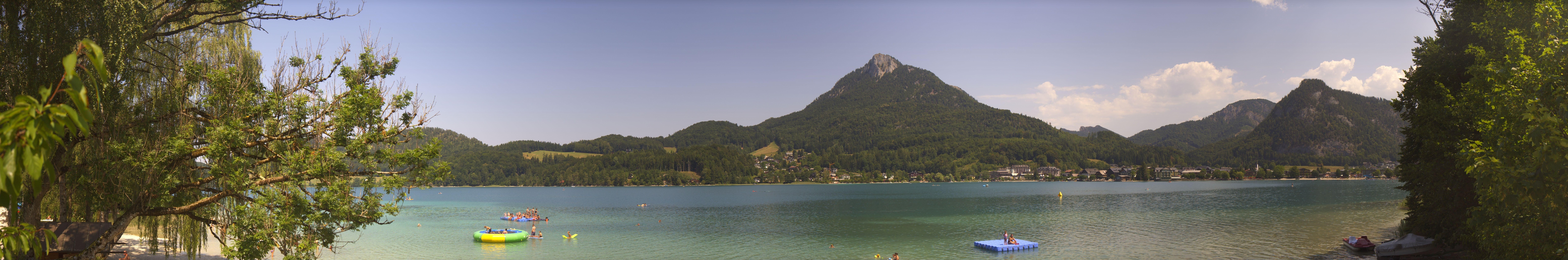 Archiv Foto Webcam Fuschlsee Panoramablick