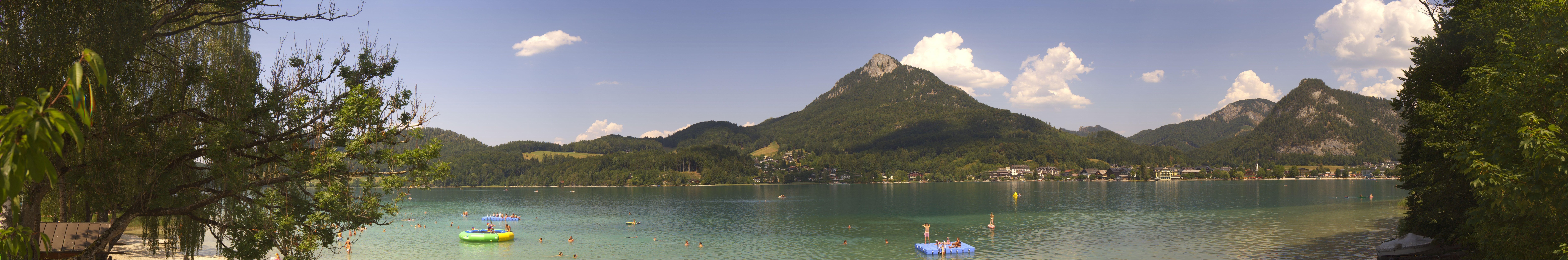 Archiv Foto Webcam Fuschlsee Panoramablick