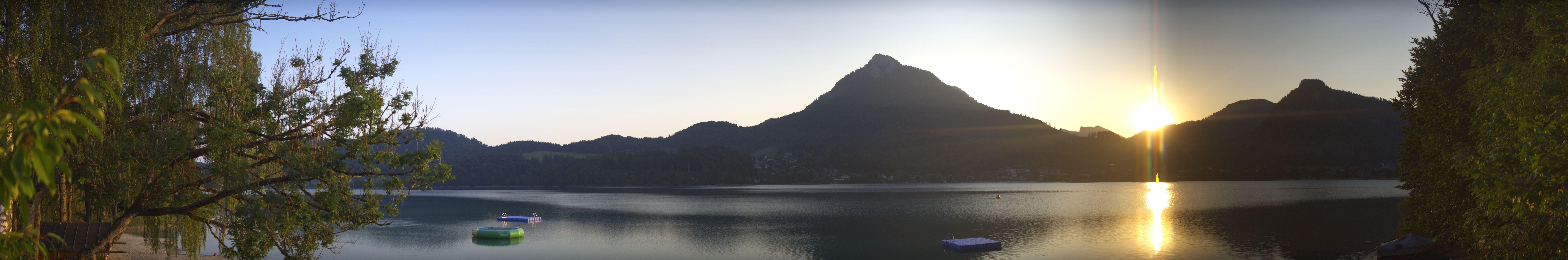Archiv Foto Webcam Fuschlsee Panoramablick