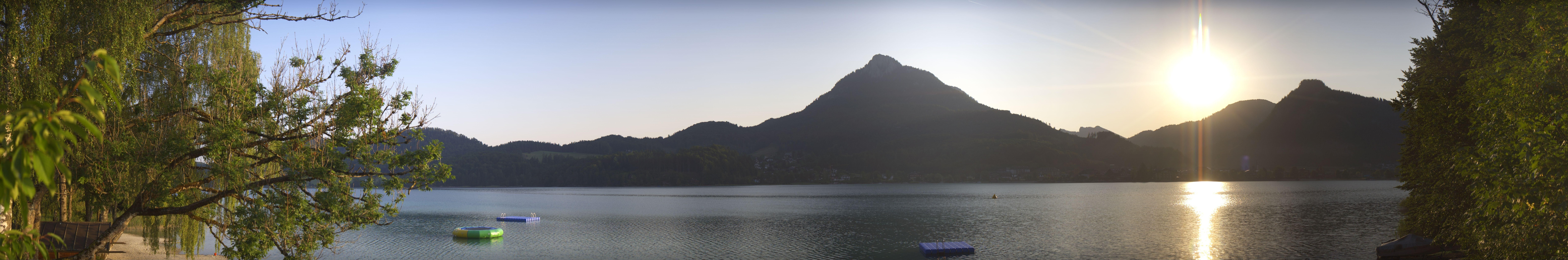 Archiv Foto Webcam Fuschlsee Panoramablick