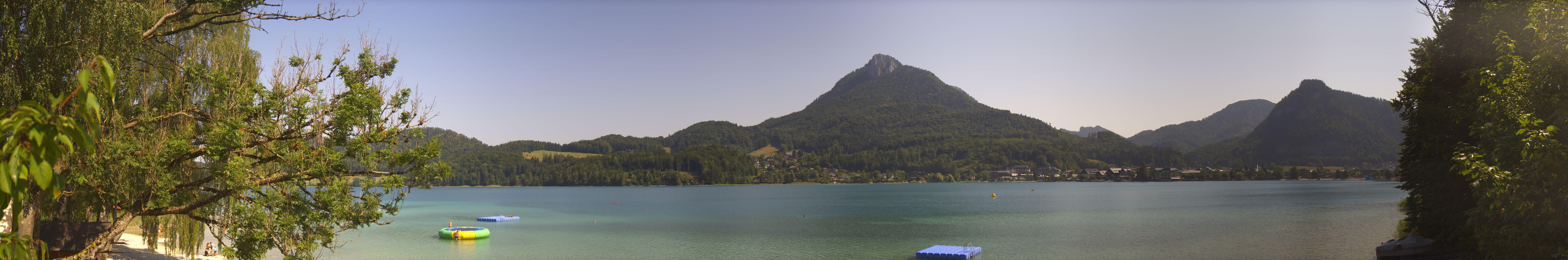 Archiv Foto Webcam Fuschlsee Panoramablick