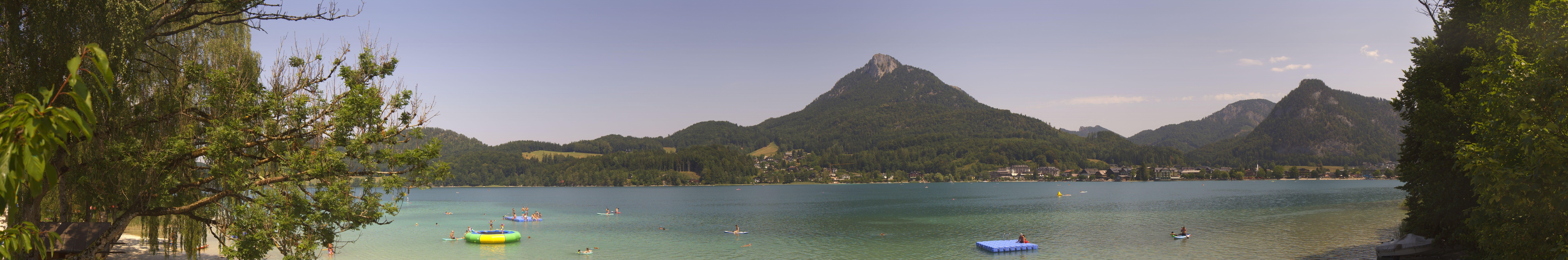 Archiv Foto Webcam Fuschlsee Panoramablick