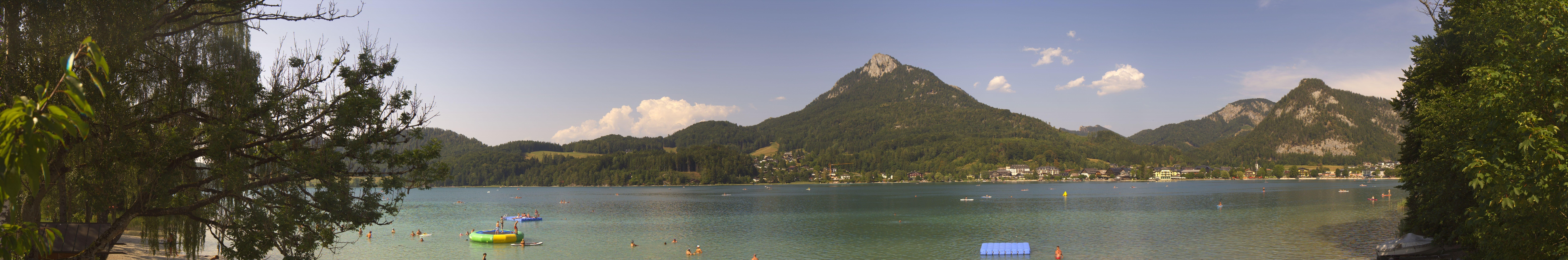 Archiv Foto Webcam Fuschlsee Panoramablick