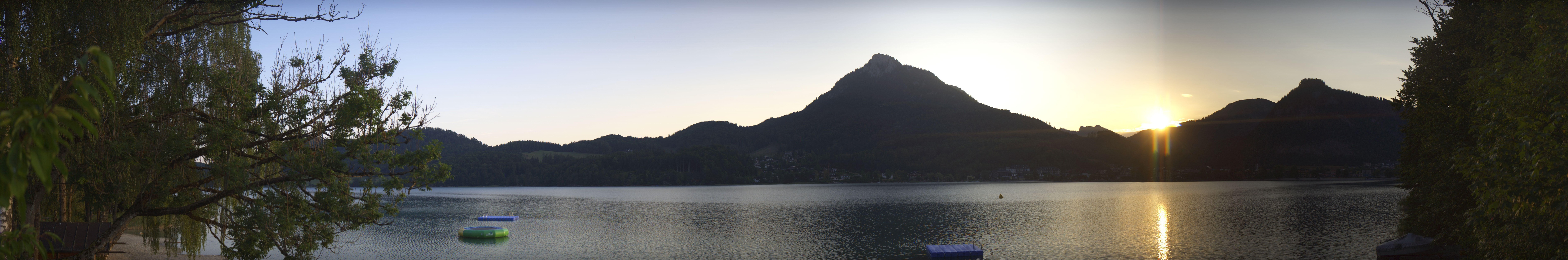 Archiv Foto Webcam Fuschlsee Panoramablick