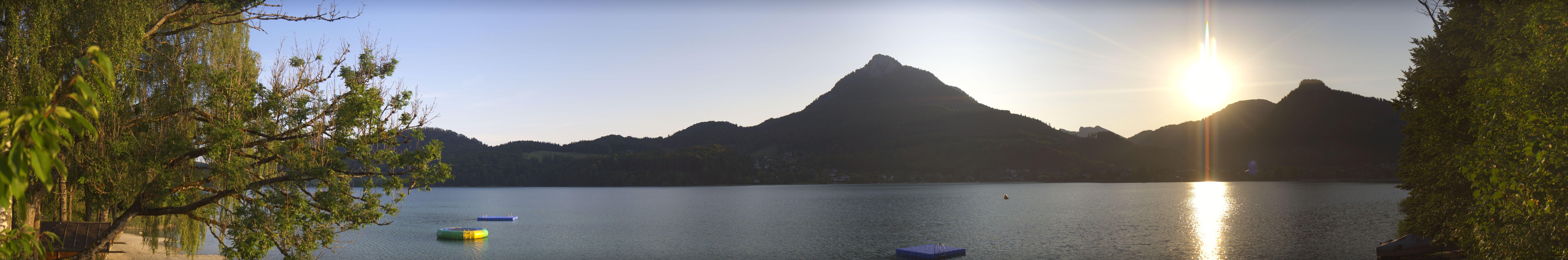 Archiv Foto Webcam Fuschlsee Panoramablick