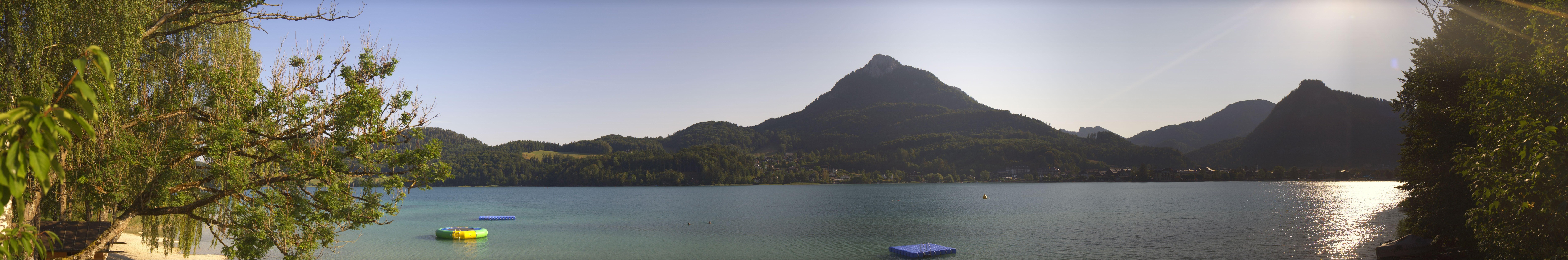 Archiv Foto Webcam Fuschlsee Panoramablick