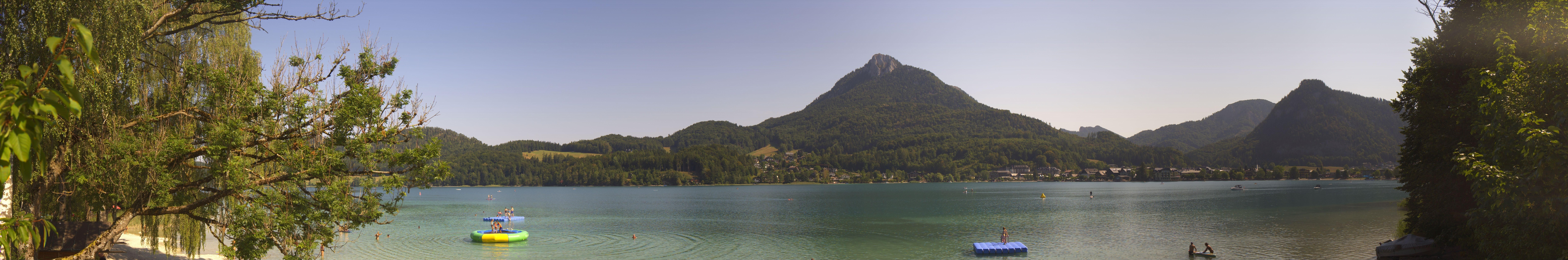 Archiv Foto Webcam Fuschlsee Panoramablick