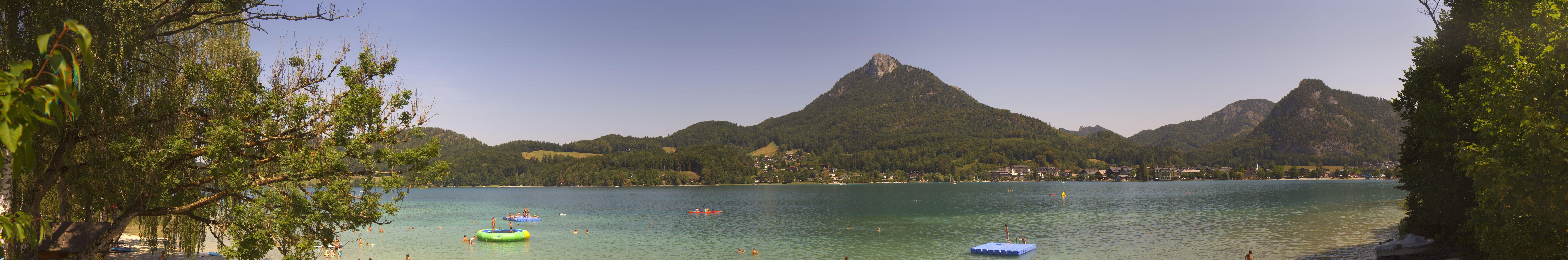 Archiv Foto Webcam Fuschlsee Panoramablick