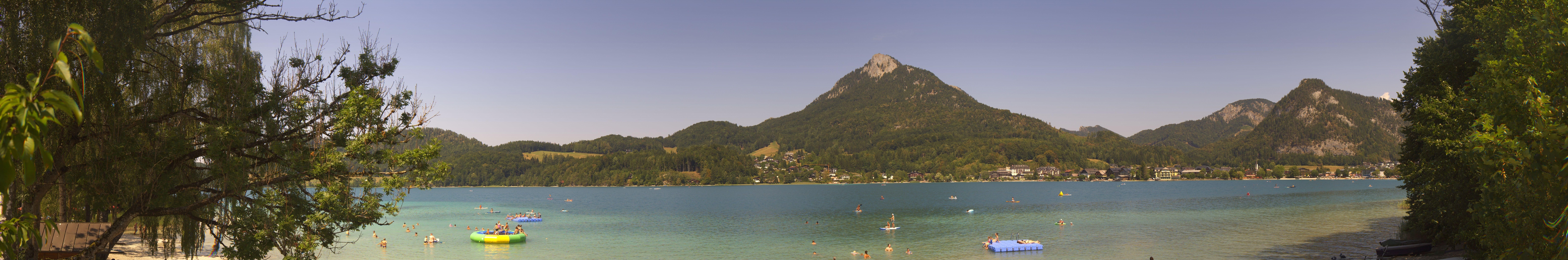 Archiv Foto Webcam Fuschlsee Panoramablick