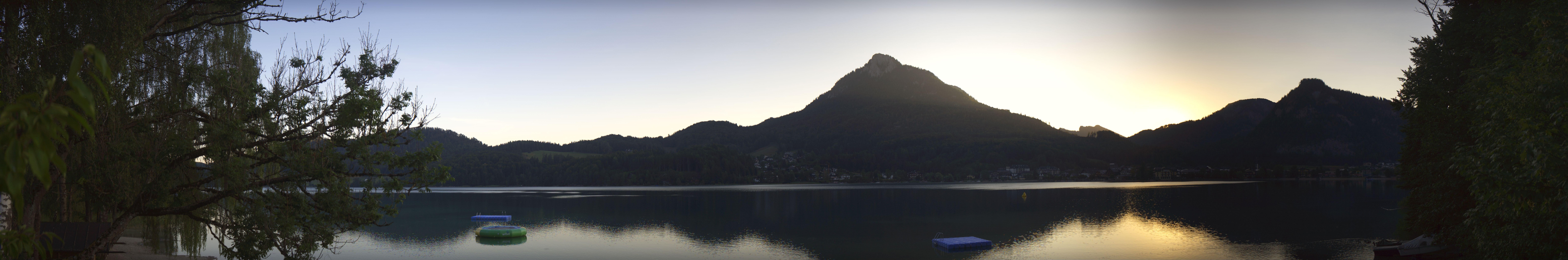 Archiv Foto Webcam Fuschlsee Panoramablick
