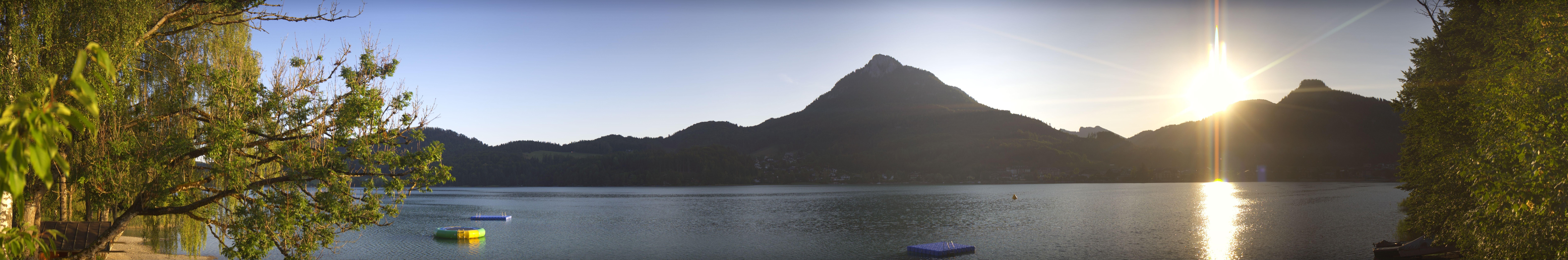 Archiv Foto Webcam Fuschlsee Panoramablick