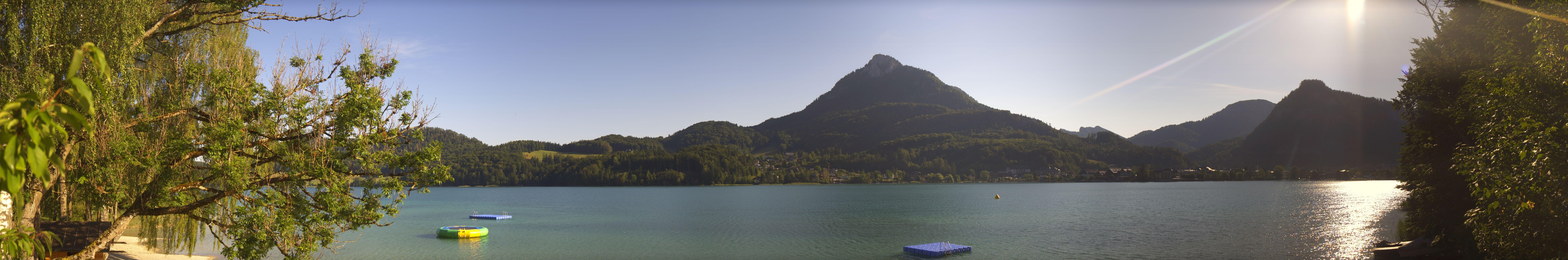 Archiv Foto Webcam Fuschlsee Panoramablick