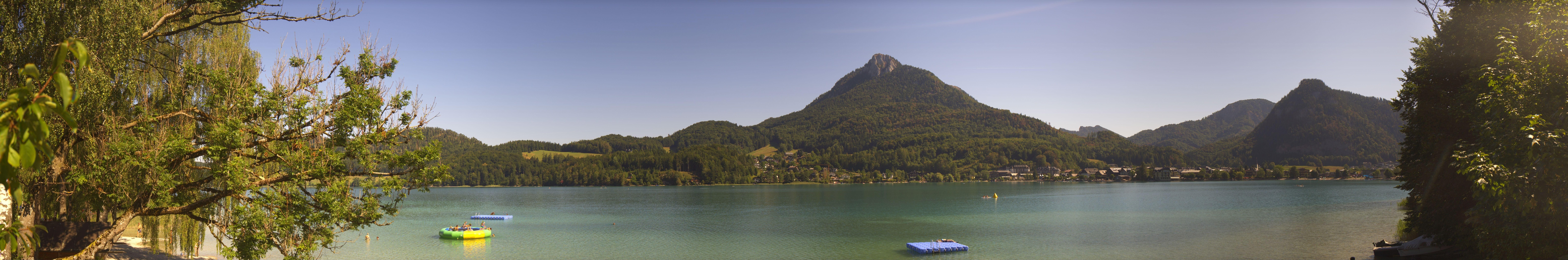 Archiv Foto Webcam Fuschlsee Panoramablick