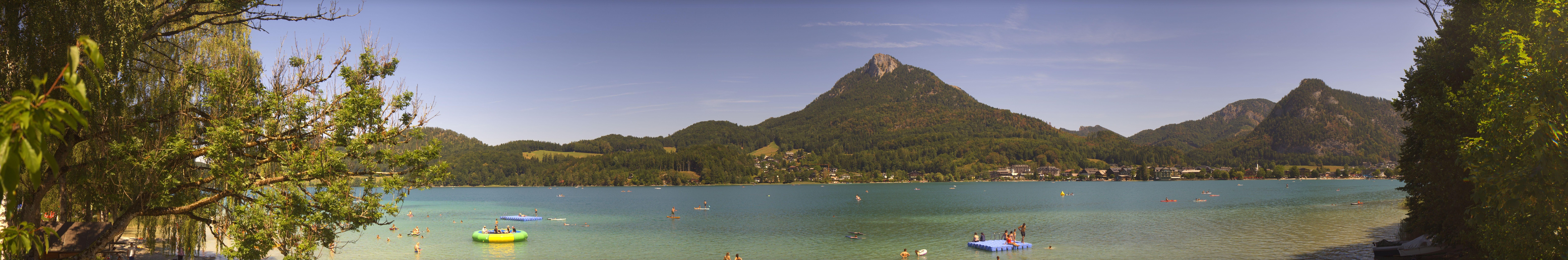 Archiv Foto Webcam Fuschlsee Panoramablick