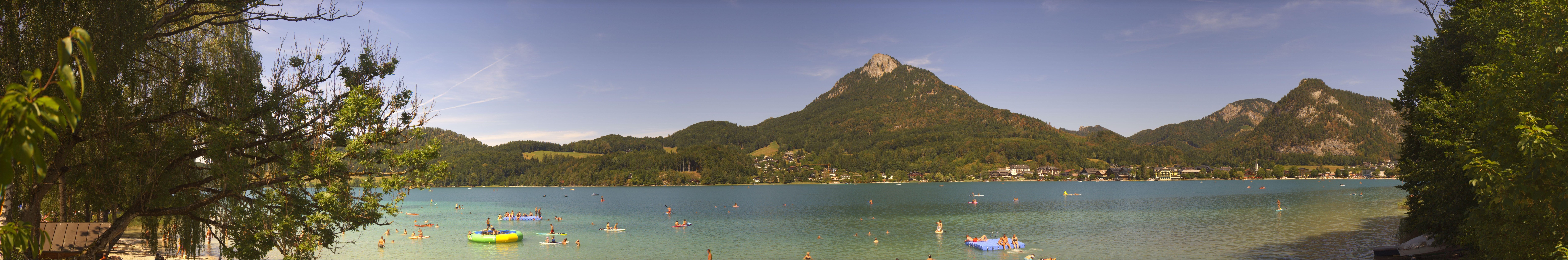 Archiv Foto Webcam Fuschlsee Panoramablick