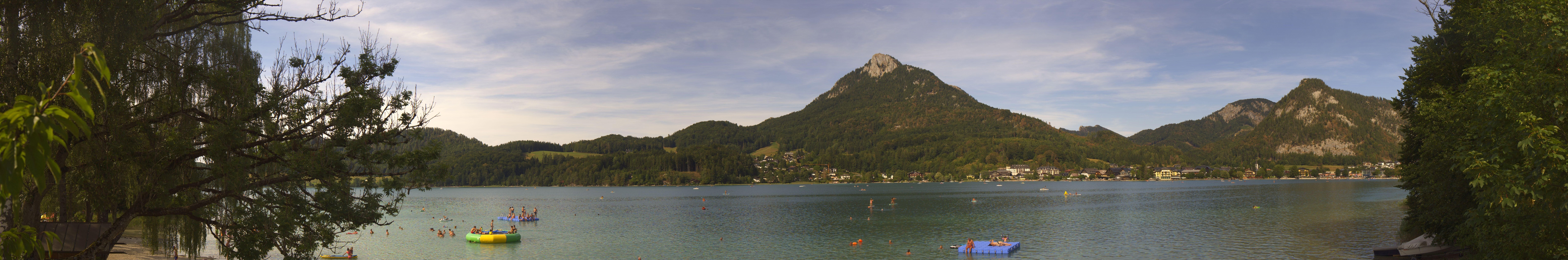 Archiv Foto Webcam Fuschlsee Panoramablick