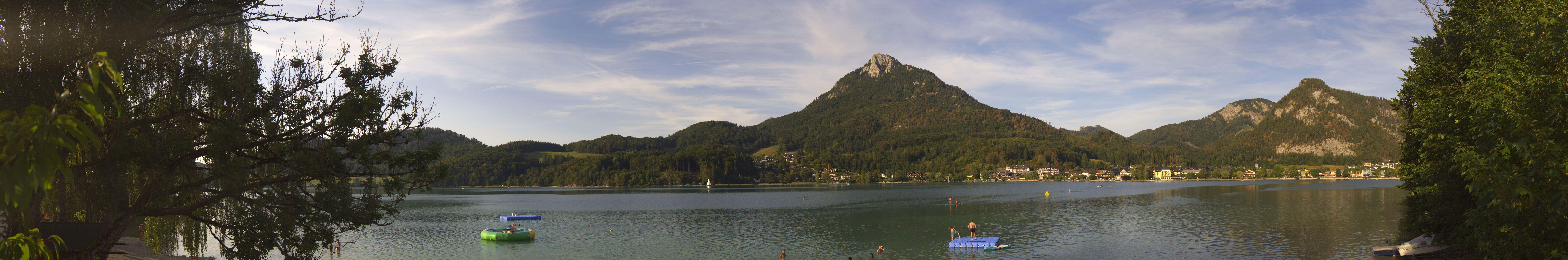 Archiv Foto Webcam Fuschlsee Panoramablick