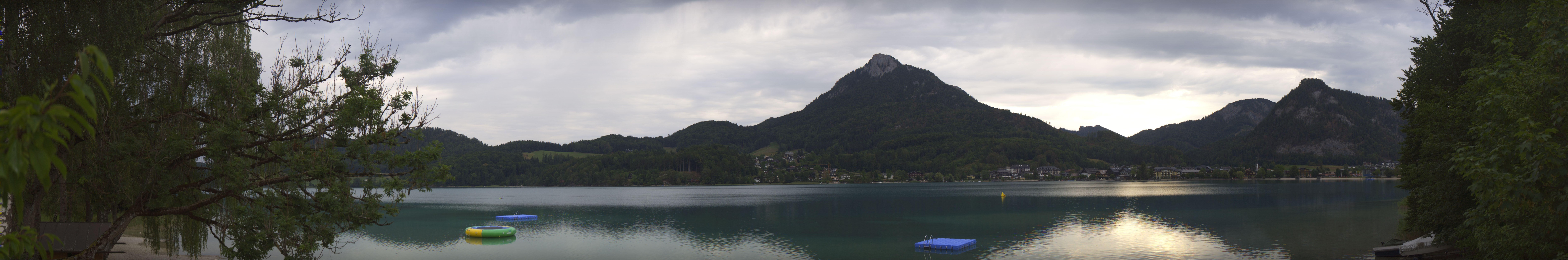 Archived image Webcam Fuschl am See: Panoramic View