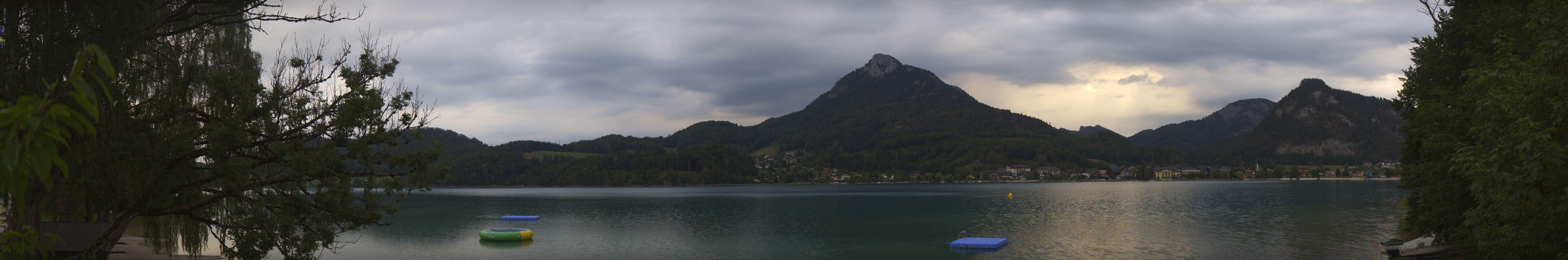 Archiv Foto Webcam Fuschlsee Panoramablick