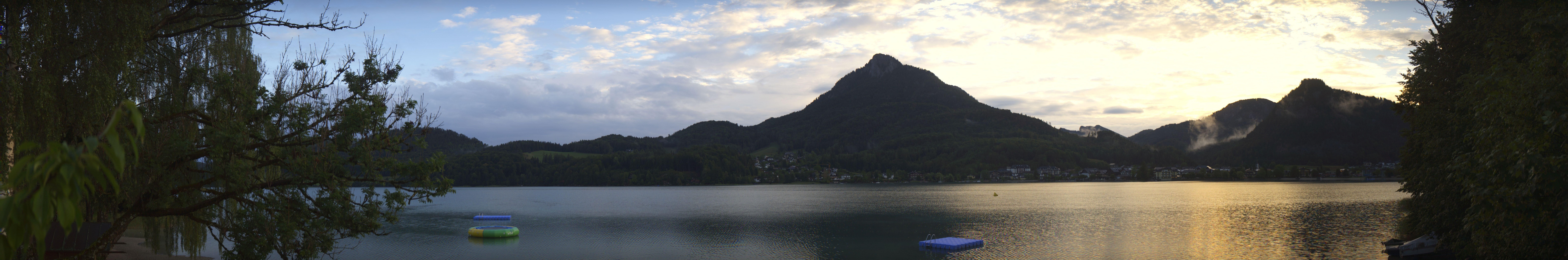 Archiv Foto Webcam Fuschlsee Panoramablick