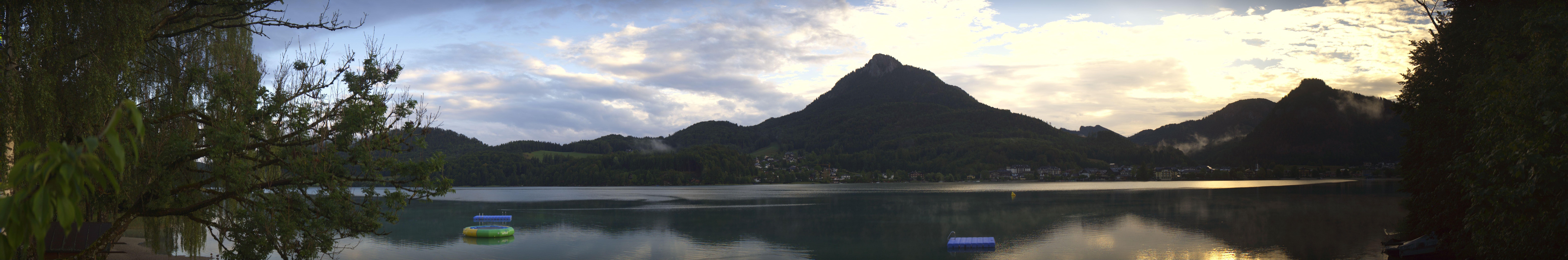 Archiv Foto Webcam Fuschlsee Panoramablick