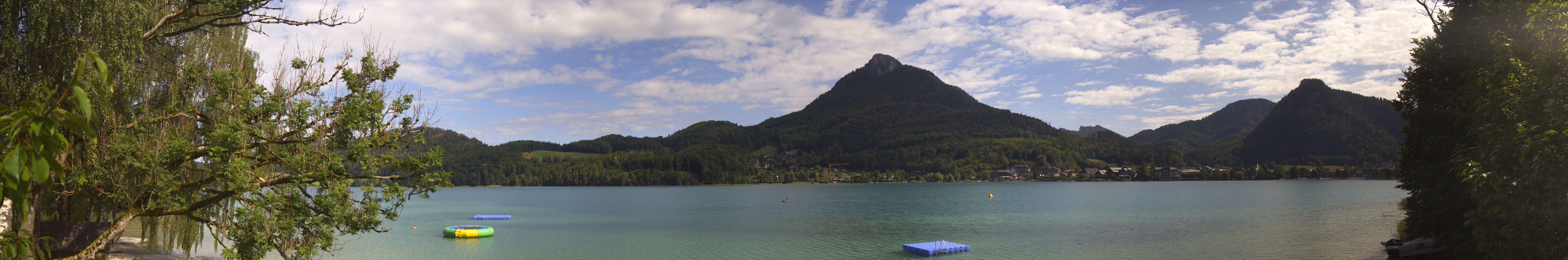 Archiv Foto Webcam Fuschlsee Panoramablick