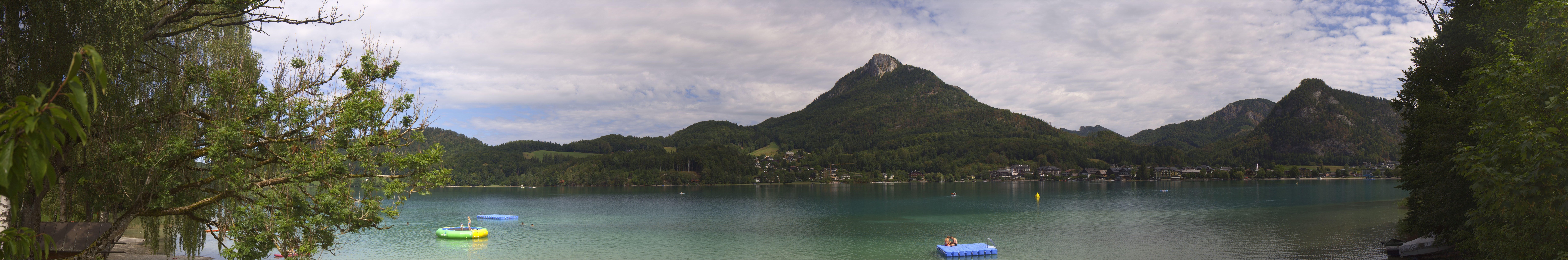 Archiv Foto Webcam Fuschlsee Panoramablick