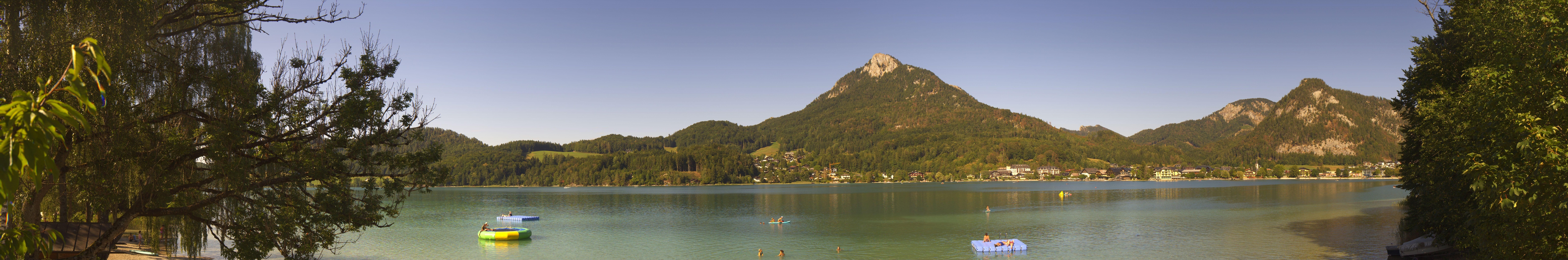Archiv Foto Webcam Fuschlsee Panoramablick