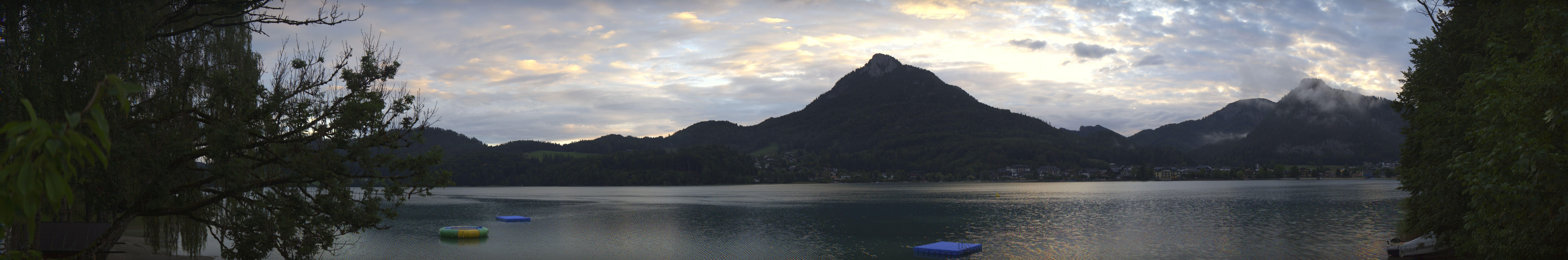 Archiv Foto Webcam Fuschlsee Panoramablick