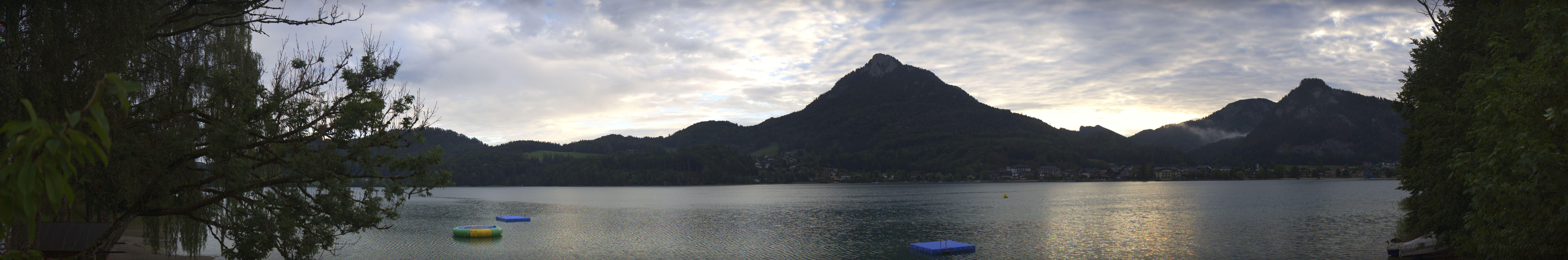 Archiv Foto Webcam Fuschlsee Panoramablick