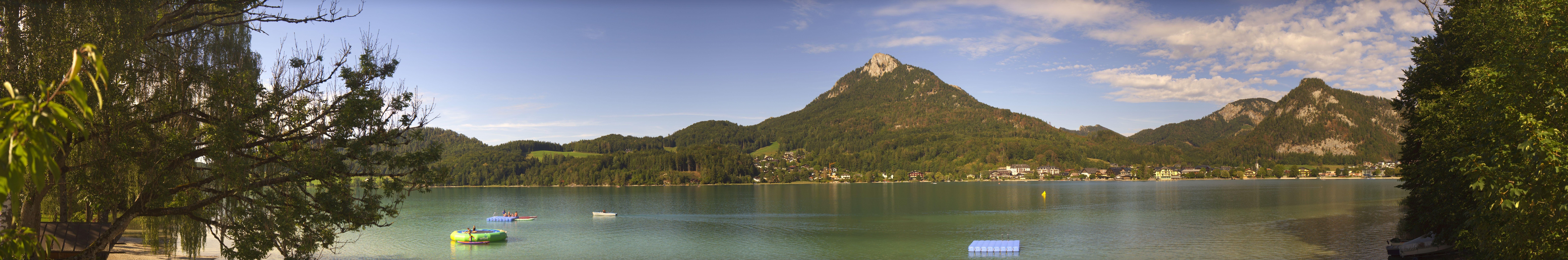 Archiv Foto Webcam Fuschlsee Panoramablick
