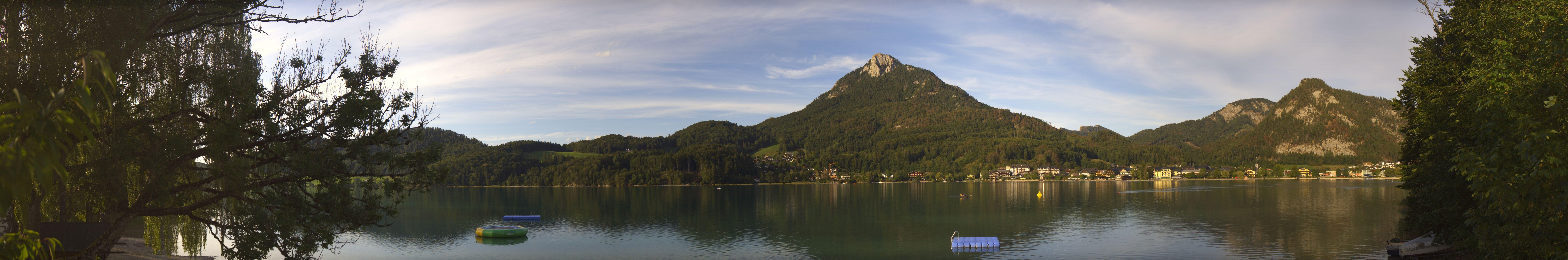 Archiv Foto Webcam Fuschlsee Panoramablick