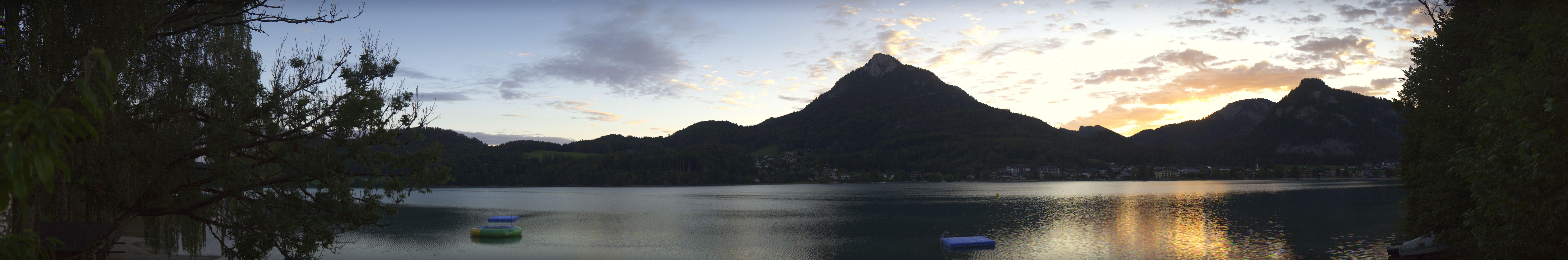 Archiv Foto Webcam Fuschlsee Panoramablick