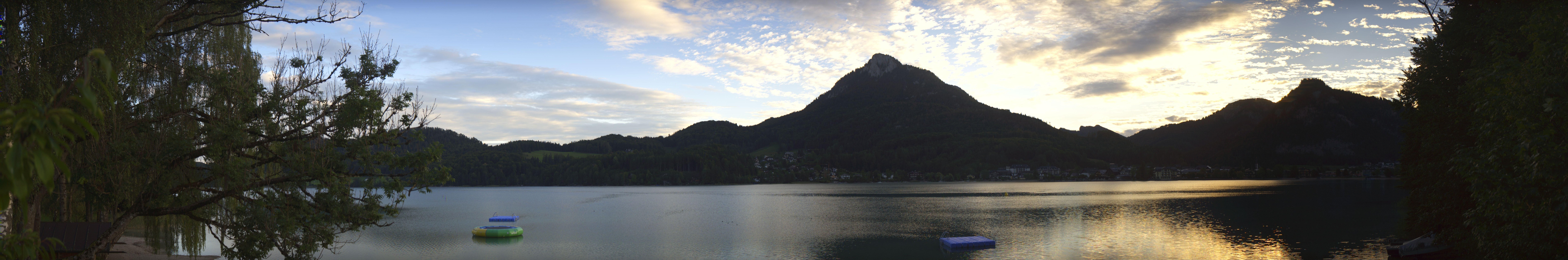 Archiv Foto Webcam Fuschlsee Panoramablick