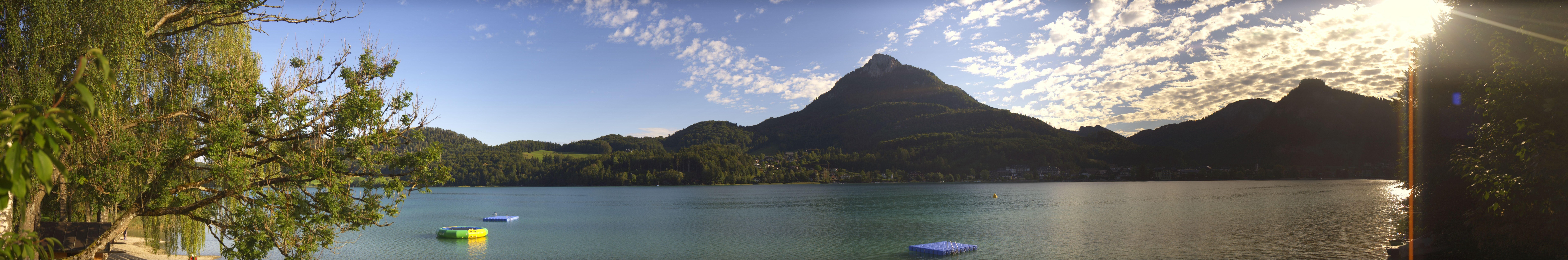 Archiv Foto Webcam Fuschlsee Panoramablick