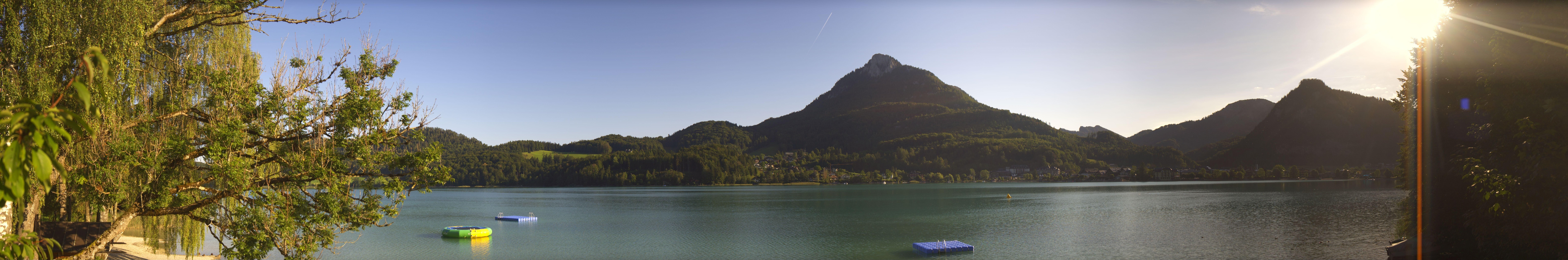 Archived image Webcam Fuschl am See: Panoramic View