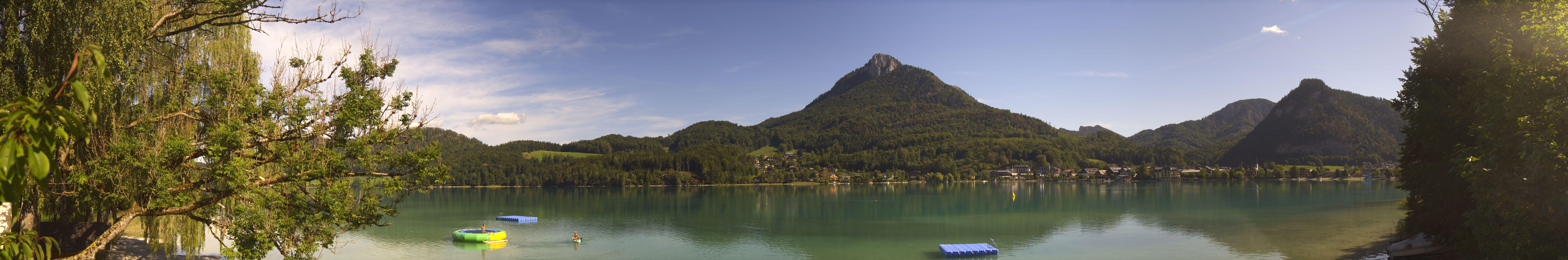 Archived image Webcam Fuschl am See: Panoramic View