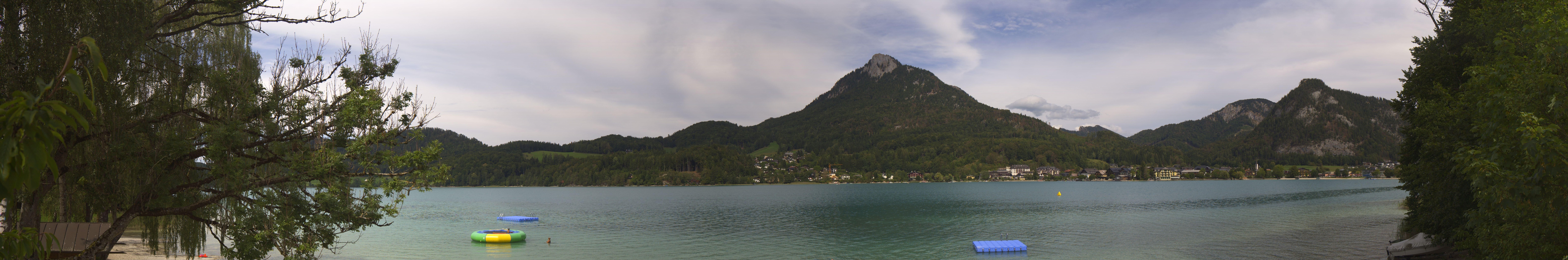 Archived image Webcam Fuschl am See: Panoramic View