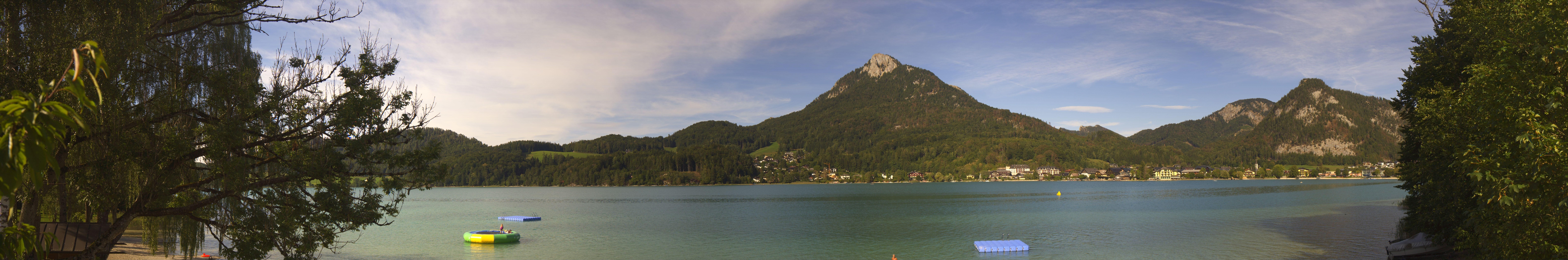 Archived image Webcam Fuschl am See: Panoramic View
