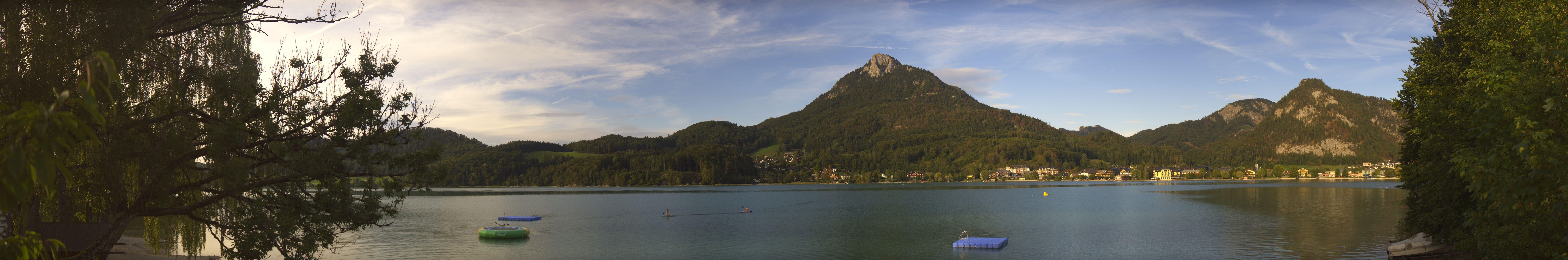 Archived image Webcam Fuschl am See: Panoramic View