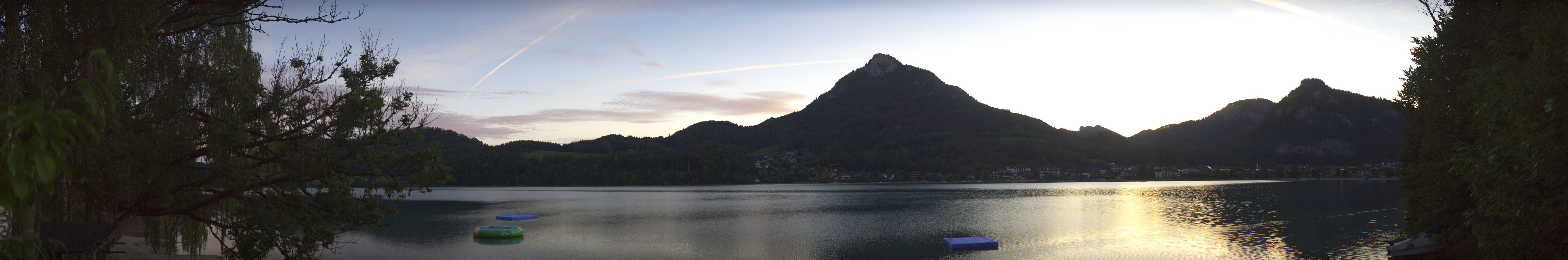 Archiv Foto Webcam Fuschlsee Panoramablick