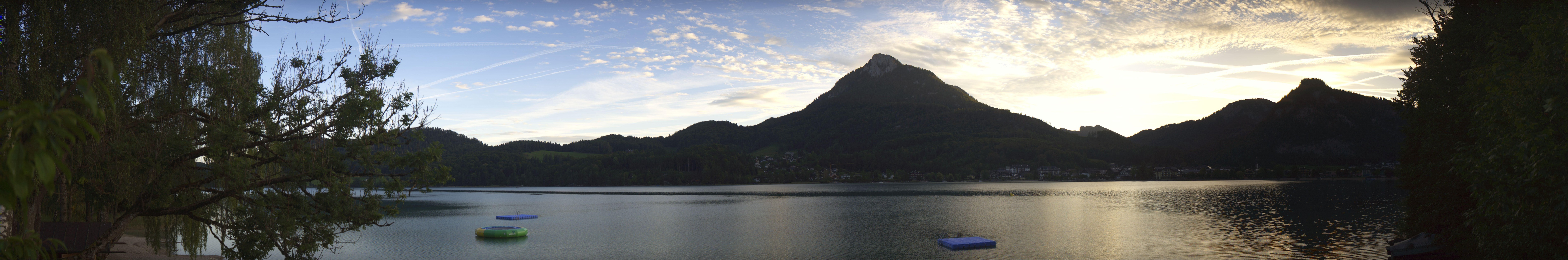 Archiv Foto Webcam Fuschlsee Panoramablick